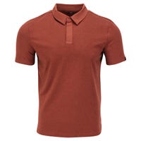 True Riptide Senior Short Sleeve Polo Shirt in Mahogany Size Small