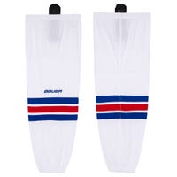 Bauer New York Rangers 900 Series Mesh Hockey Socks in White/Red/Royal Size Youth Small/Medium