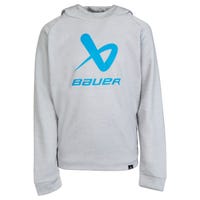 Bauer Core Lockup Youth Pullover Hoodie in Grey Size Medium
