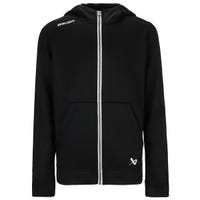 Bauer Team Fleece Full Zip Youth Sweatshirt in Black Size Large