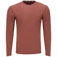 Bauer Fleece Merino Senior Long Sleeve Tech T-Shirt in Burgundy Size XX-Large