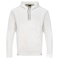 Bauer Embossed Fleece Senior Pullover Hoodie Sweatshirt in White Size XX-Large