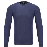 Bauer Fleece Merino Senior Long Sleeve Tech T-Shirt in Navy Size XX-Large