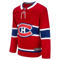 Fanatics Montreal Canadiens Premier Breakaway Blank Adult Hockey Jersey in Red Size Small