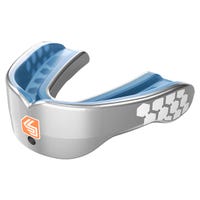 Shock Doctor Gel Max Power Mouthguard in Metallic Silver Size Adult