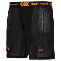 Shock Doctor Loose Senior Jock Shorts w/Cup in Black/Orange Size Small