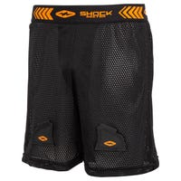 Shock Doctor Loose Youth Jock Shorts w/Cup in Black/Orange Size Medium