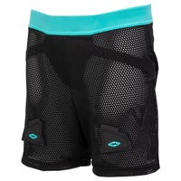 Shock Doctor Loose Girls Jill Shorts w/Cup in Black/Blue Size XX-Small