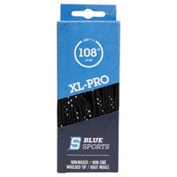 Blue Sports XL-Pro Non-Waxed Molded Tip Laces in Black