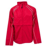 Warrior Vision Youth Warm-Up Jacket in Red/White Size Large