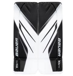 New Bauer Vapor Hyperlite Goalie Leg Pads-XS-Black