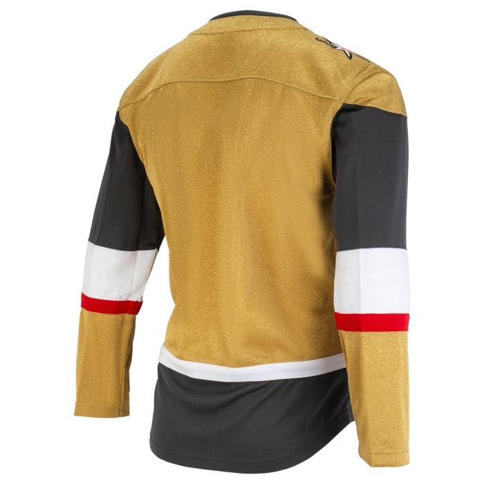 Vegas Golden Knights Fanatics Adult Premier Breakaway Heritage Blank Jersey Gold