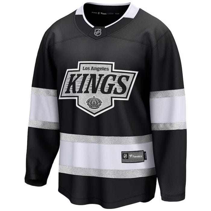 Los Angeles Kings Fanatics Premier Breakaway Blank Adult Hockey Jersey