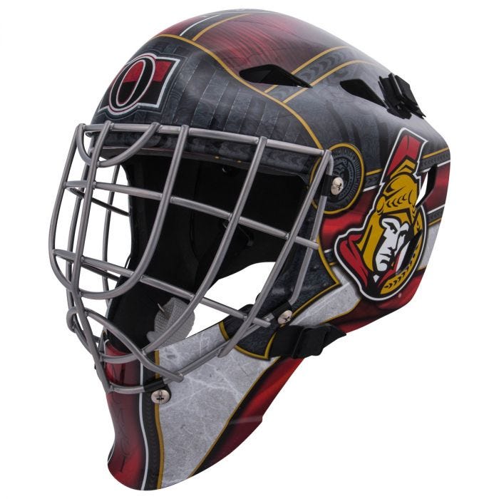 Youth Franklin Sports Ottawa Senators Goalie Face Mask & Jersey Set