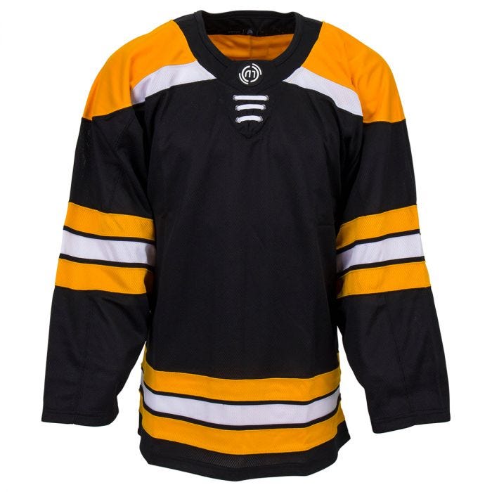 The Jersey Keeper on Instagram: 🔴SOLD🔴 Boston Bruins Team Issued 2019 NHL  Winter Classic MiC Adidas Gold and Brown Practice Hockey Jersey - blank New  without tags Size 56 This is an