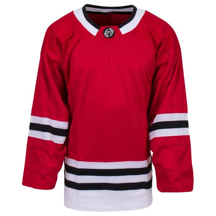 Monkeysports Chicago Blackhawks Uncrested adult Hockey Jersey in White Size Medium