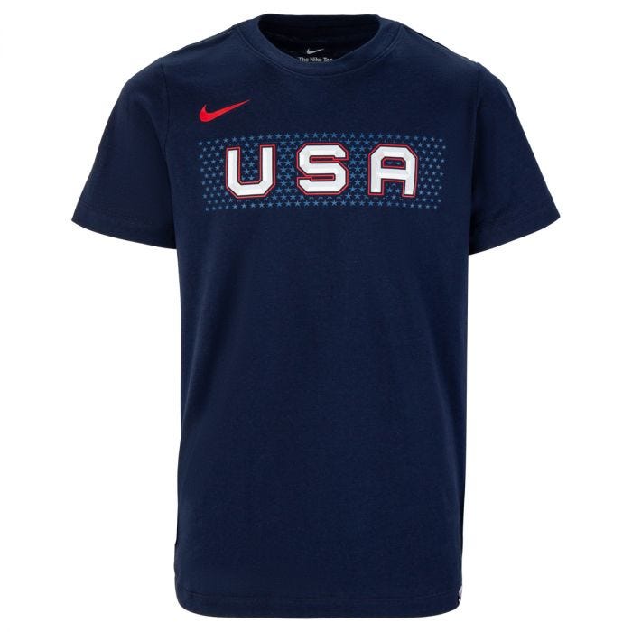 Nike USA Hockey Olympic Core Cotton Youth Short Tee Shirt