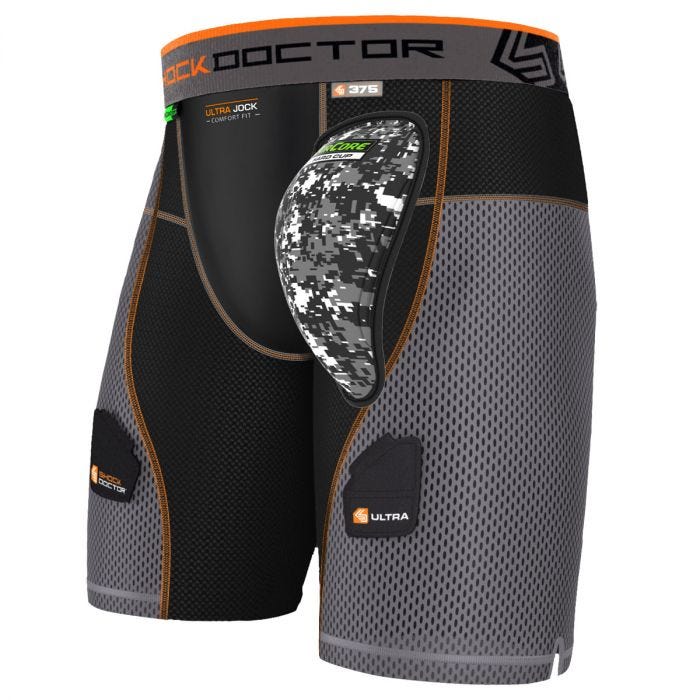 Shock Dr. Air Core Compression Short with Cup Lacrosse Jocks and Supporters