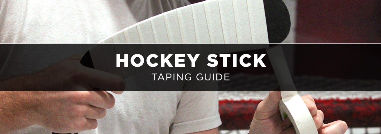 how to tape hockey stick