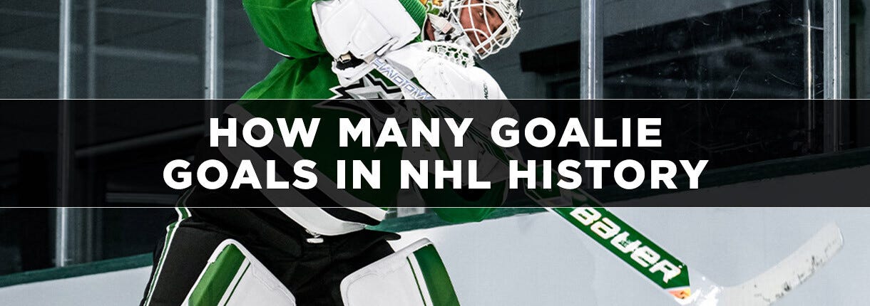 NHL Goalie Goals: How Many Goalies Have Scored in History?