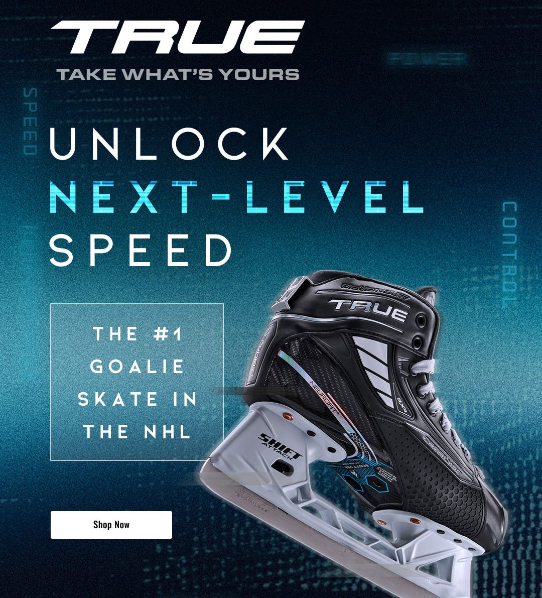 True Catalyst Goalie Skates